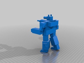 auto-bot-blaster 3d-drucken 3d print model - Mito3D