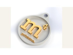 m 4-logo Skulpturen 3d print model - Mito3D