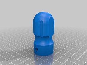 step drill handle hand tools customized 3d print model - Mito3D