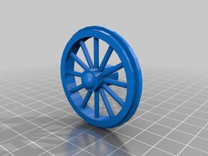 roda nacoral renault 1899 mecânico de brinquedos 3d print model - Mito3D