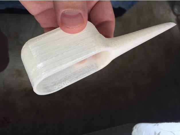 detergente cuchara de medición cuarto baño el lavandería lavado la máquina 3D print model - Mito3D