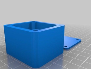 mi personalizados personalizador de la tapa caja los agujeros del tornillo diy personalizado 3d print model - Mito3D