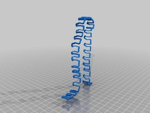 kendine benzer fraktal linea matematik sanatı Fraktallar di cavandoli 3d print model - Mito3D