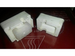 palmilha de silicone molde geeetech i3 original do bloco aquecimento Impressora 3d extrusoras inicialização e3d hotend meia 3d print model - Mito3D