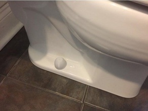 haut de toilette noix cap la salle bains toilettes ecrou borgne écrou couvercle 3d print model - Mito3D