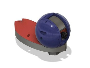 runcam split spherical mount r c vehicles pan tilt 3d print model - Mito3D