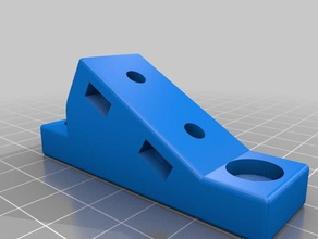 ender 3 filament spool holder adaptor v01 fixed s3d 3d printer parts 3d print model - Mito3D