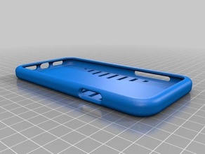 fresco di iphone x caso telefono cellulare 3d print model - Mito3D