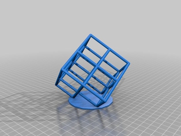 meine angepasste Gitter cube torture test Mathe-Kunst kundengebundene 3D print model - Mito3D