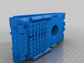 lego tank is3 Rumpf 3d print model - Mito3D