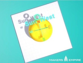 sun west art 3d print model - Mito3D