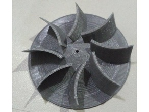 vacío de las aspas del ventilador herramientas mano 3d print model - Mito3D