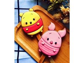 winniethepooh &maialino cookie La stampa 3d 3d print model - Mito3D