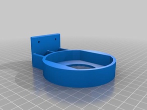 foobot wall bracket gadgets 3d print model - Mito3D
