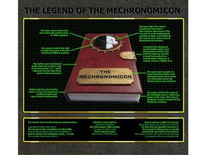 mechronomicon vhs holder props 40k book cosplay prop storage 3d print model - Mito3D