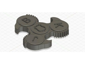 águia bjk fidget giratório ikta o besiktas jk spinner 3d print model - Mito3D