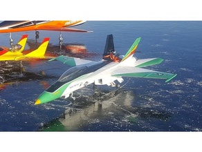 skymaster f-18 super hornet dümen kapakları r c araçlar 3d print model - Mito3D