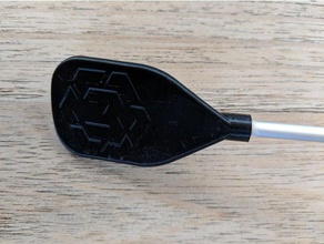 mini paddle art aluminum model shovel sup 3d print model - Mito3D