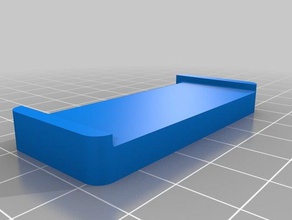 ikea garnes über-die-Tür-Spiegel-spacer Haushalt versorgt hack Spiegel spacer 3d print model - Mito3D