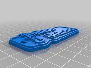 joshua salomo keychains customized 3d print model - Mito3D