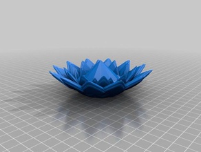 crystal flowers decor flower glass 3d print model - Mito3D
