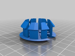 cabinet hole plug kitchen & dining 3d print model - Mito3D