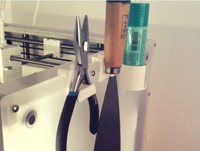 ultimaker tool brackets 3d printer accessories glue stick holder small parts storage spatula tools 3 3d print model - Mito3D