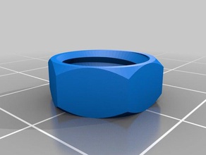 my customized hose tank water but container connectornut outdoor & garden 3d print model - Mito3D