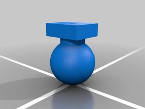 1 7 8 falciatrice gancio di traino a sfera parti palla rasaerba 3d print model - Mito3D