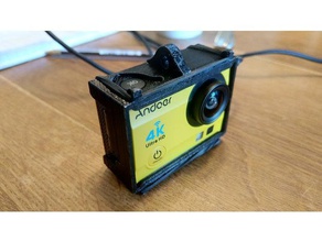 andoer action cam cordón marco de la cámara acción leva 4k 3d print model - Mito3D