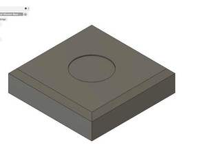 right facing arrow base puzzles optical illusion 3d print model - Mito3D