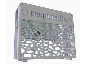 raspberry pi 1 modèle b de la radio L'impression 3d cas framboise 1b 3d print model - Mito3D