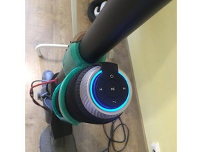 tronsmart element t6 holder xiaomi mijia m365 audio bluetooth speaker scooter mount 3d print model - Mito3D