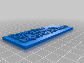 first try stamp customized 3d print model - Mito3D
