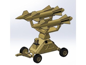 jericho missile iron man props 3d print model - Mito3D