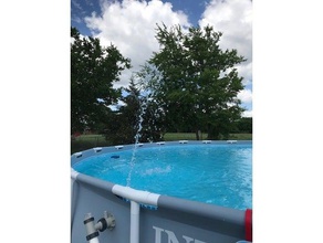 intex pool pump fountain insert outdoor & garden nozzle cooling swimmingpool water 3d print model - Mito3D