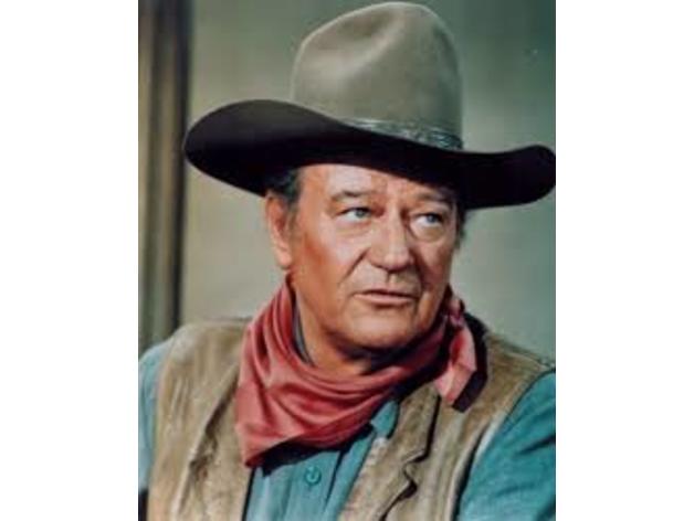 john wayne lithophane A impressão 3d cowboy ocidental 3D print model - Mito3D