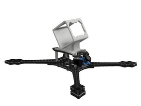 gopro session mount seeker underbone hobby alphasquad alphasquadmultirotor drone racing fpv racer frame hd cam miniquad seekerunderbone 3d print model - Mito3D