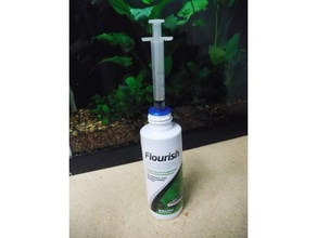 syringe adapter seachem bottles pets aquarium fish tank flourish planted prime 3d print model - Mito3D