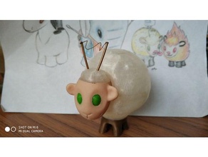 l mmpchen küçük lampb heykeller kuzu lamba toon 3d print model - Mito3D