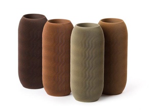 pilule vase décor bébé groot le tchèque de la décoration conception facile imprimez en toute simplicité cadeau spirale vague bois 3d print model - Mito3D