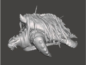 antiga tartaruga de mar modelos animais besta criatura modelo monstro oceano do 3d print model - Mito3D