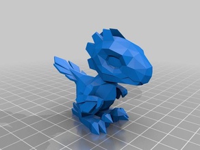 baby raptor models animal creature cute dino dinosaur dinosaurs model 3d print model - Mito3D