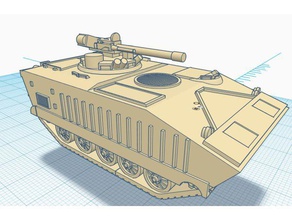 1-100 amx 10p veículos o francês tanque 3d print model - Mito3D