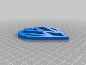 Liebe vw-Schlüsselanhänger Schlüsselanhänger 3d print model - Mito3D
