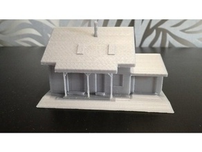 maison de famille bâtiments et structures 3d print model - Mito3D