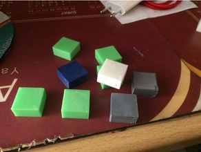 calibration cube 20x20x10 mm 3d printing tests 3d print model - Mito3D