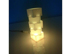 modern lamp mood decor bedside control decoration led light remote 3d print model - Mito3D