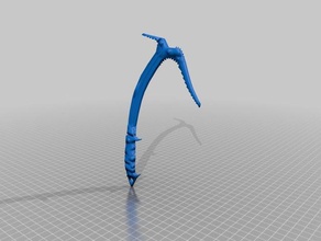 tomb raider ice axe props lara croft tombraider 3d print model - Mito3D