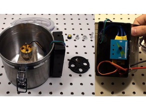 simple centrifuge rotor microfuge biology lab equipment molecular 3d print model - Mito3D